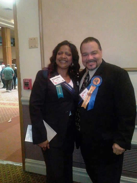Theresa Hall and Luis Lopez, Co-Chairs of the Cultural Competence Commitee
