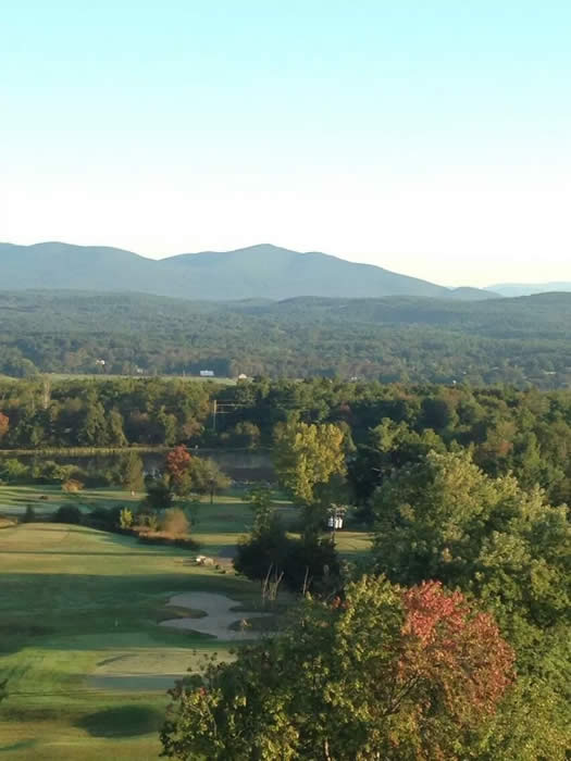 View of the beautiful Catskills from the Hudson Valley Resort