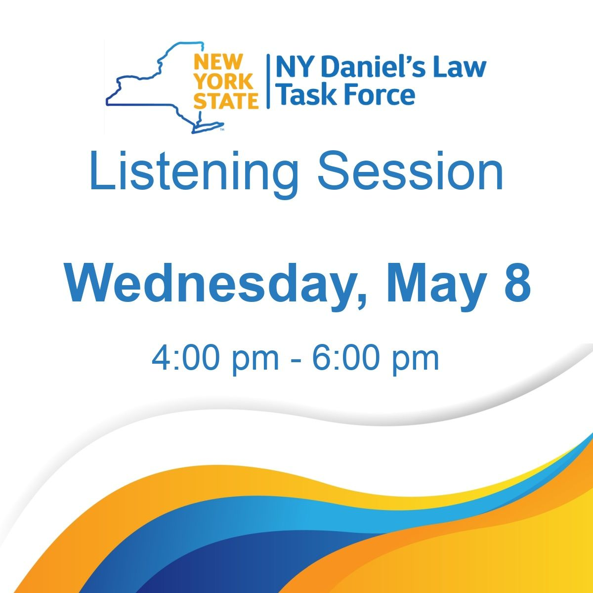 TODAY: Register for Daniel's Law Task Force Listening Session in ...